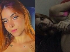 Bia Privacy mamando a piroca do namorado em vídeo pornô caseiro