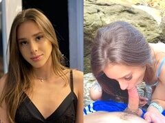 Rafaela Lima mamando e fodendo na praia com seu namorado em vídeo ao ar livre