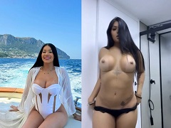 A Tiktoker Ayarla Souza ex do Cremosinho exibindo seu corpo gostoso