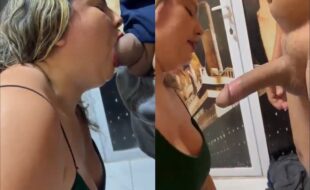 Gorda casada mamando bem gostoso no pau enorme do amante